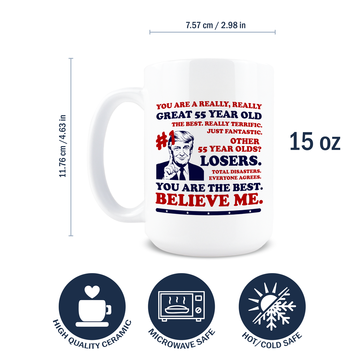 Cadeaux d'anniversaire : Mug Trump