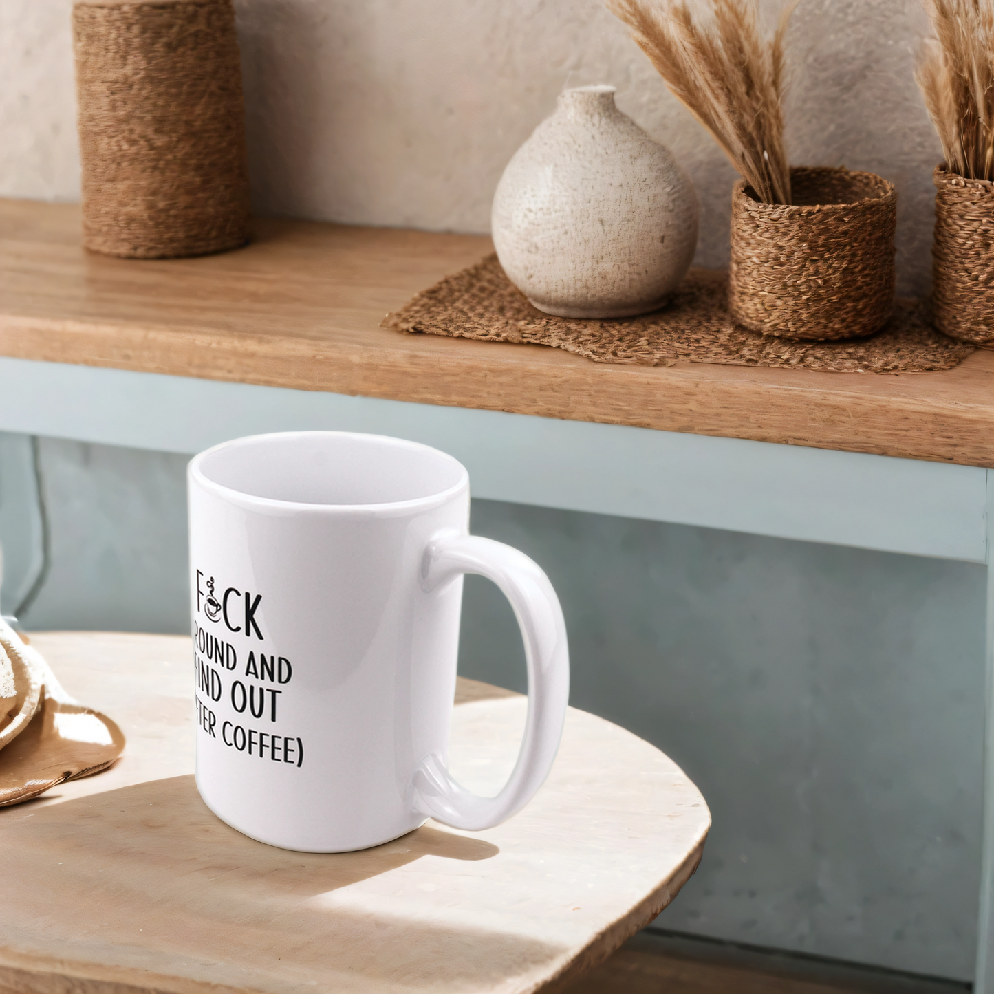 Find Out After Coffee Mug