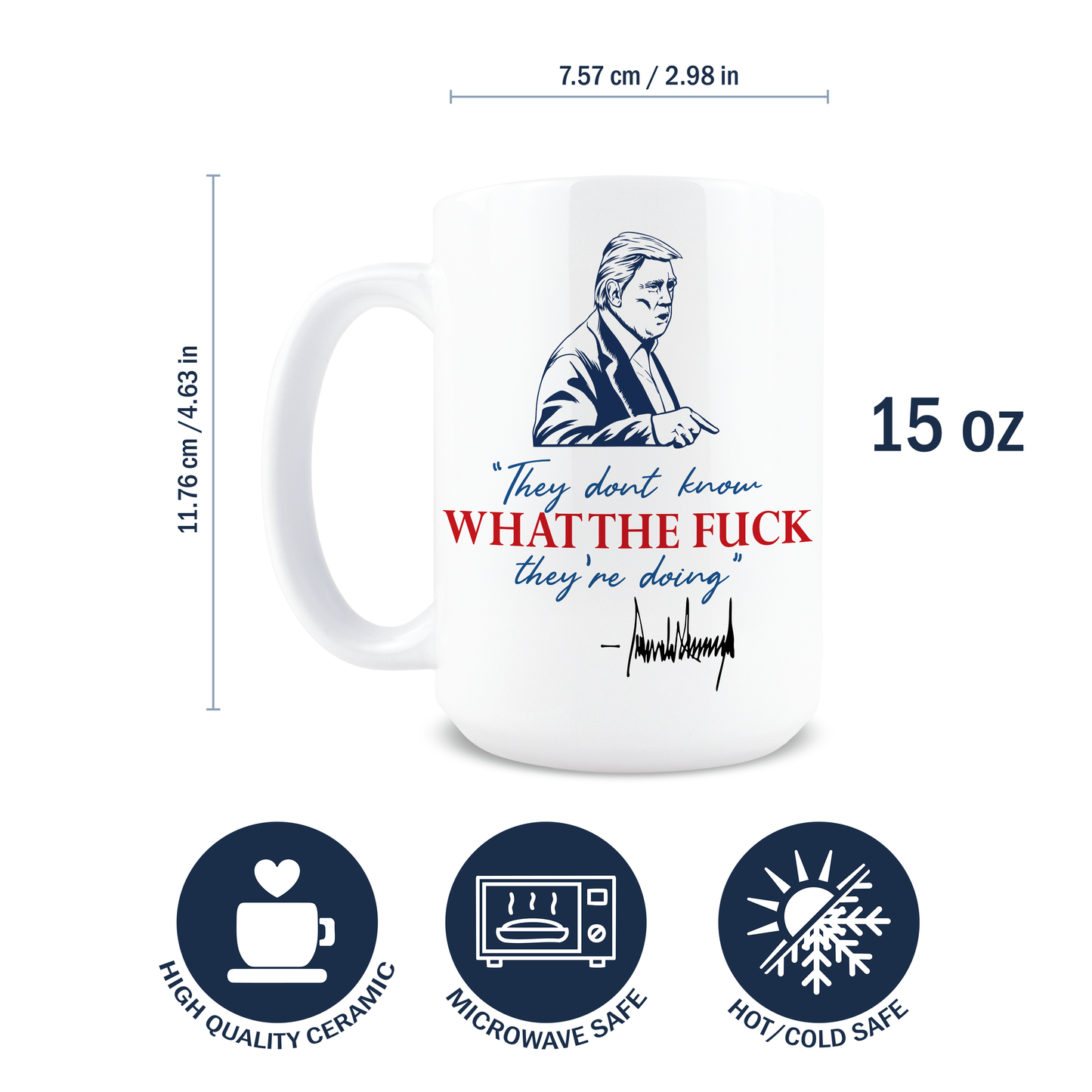 Israel and Iran Meme Trump Mug