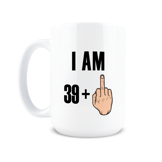 Middle Finger Birthday Coffee Mug