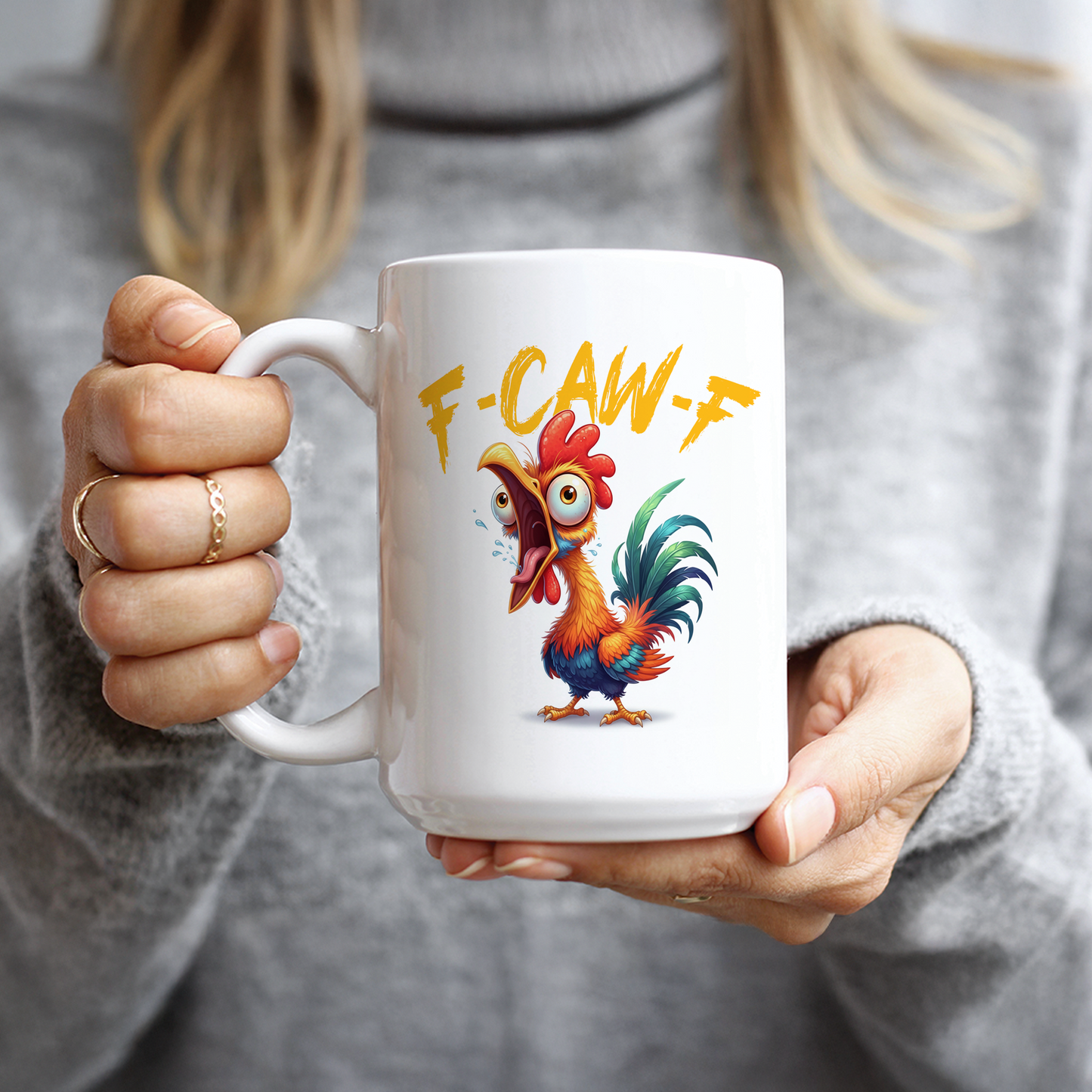 F Caw F Coffee Mugs