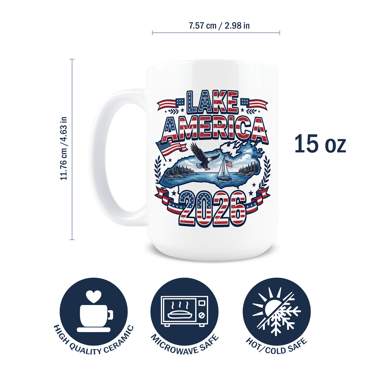 Taza de café Trump "No tienen ni p*ta idea de lo que hacen"