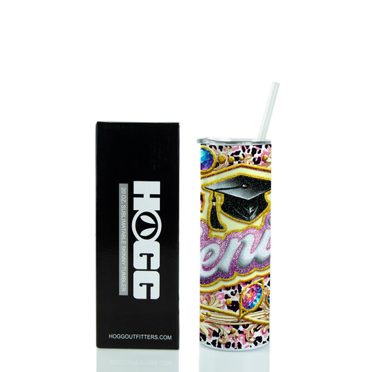 20oz Graduation Tumbler - Bejeweled Senior