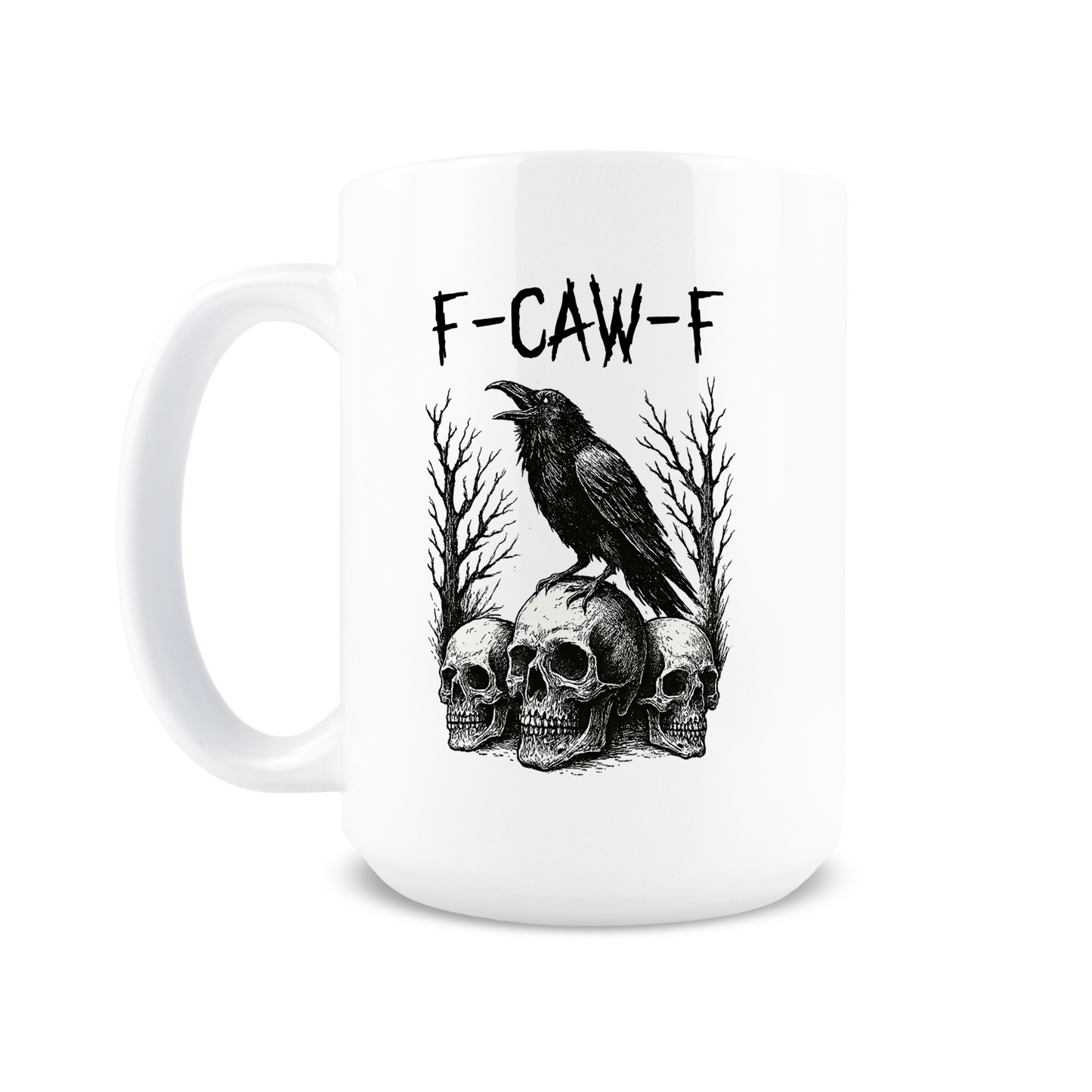 F Caw F Coffee Mugs