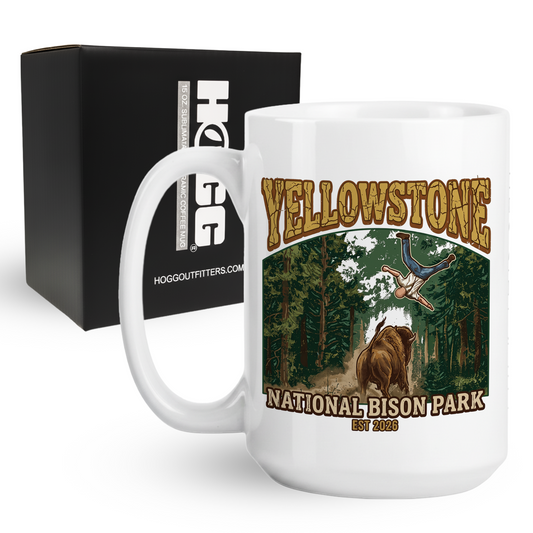 Bison Attack Coffee Mug
