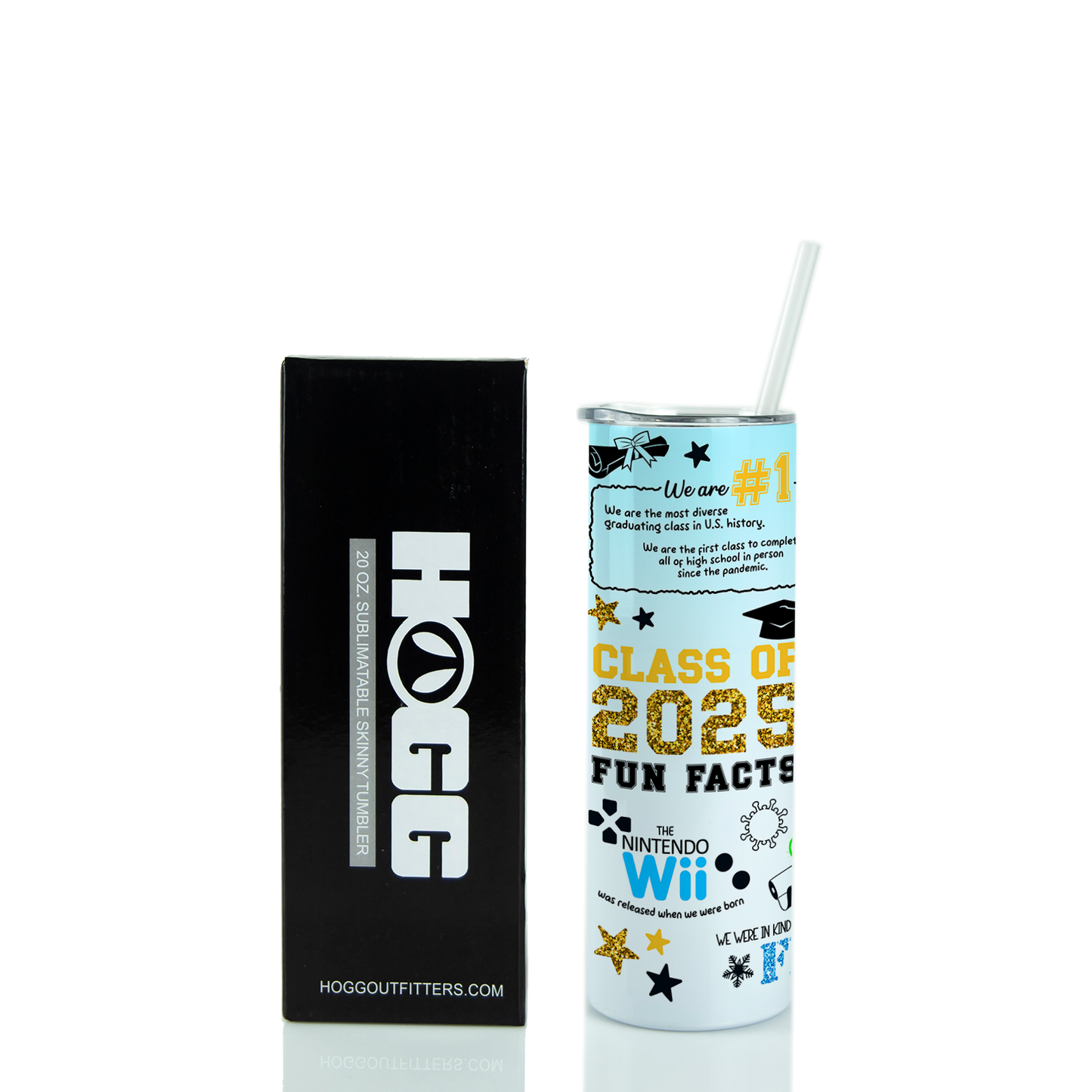 20oz Graduation Tumbler - Fun Facts
