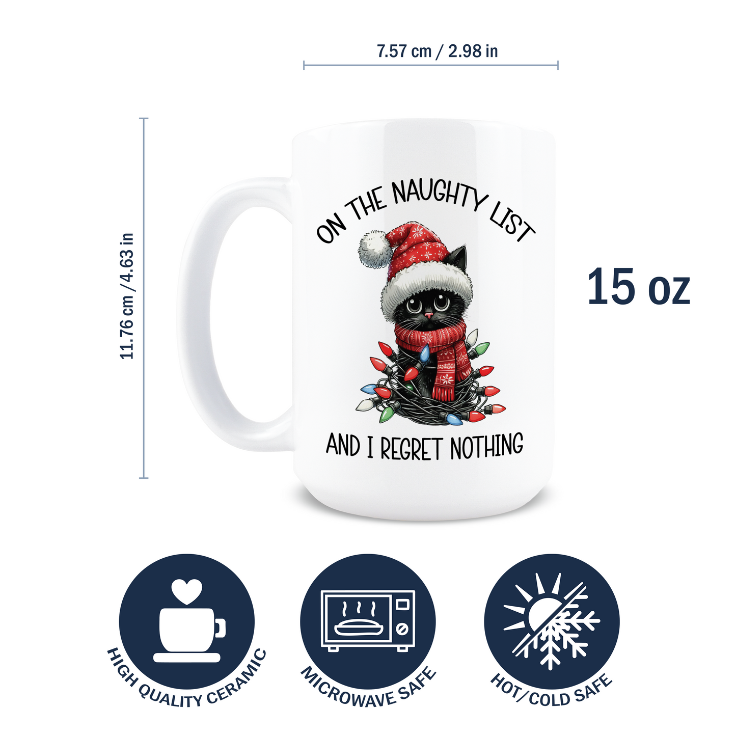 On The Naughty List Coffee Mug