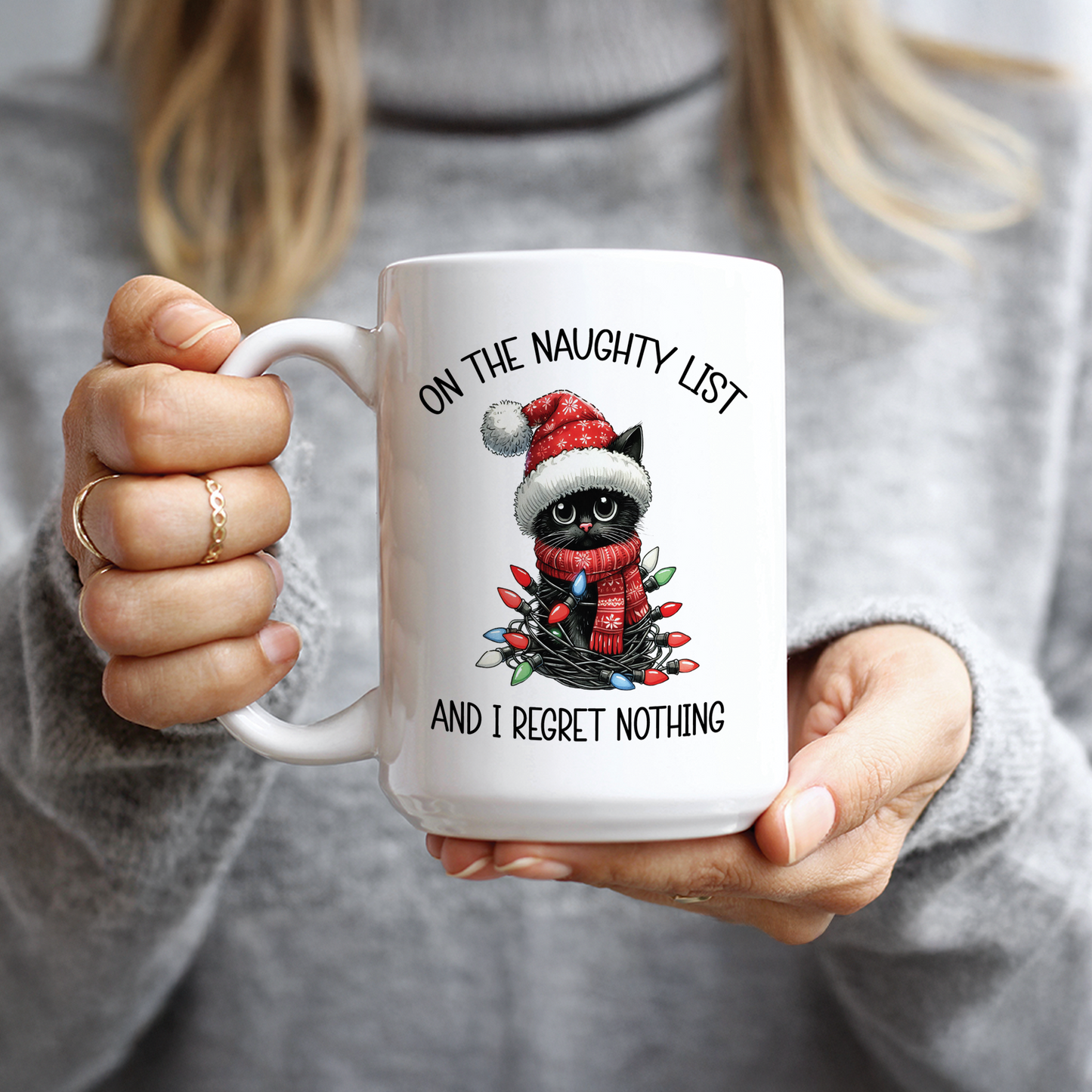 On The Naughty List Coffee Mug