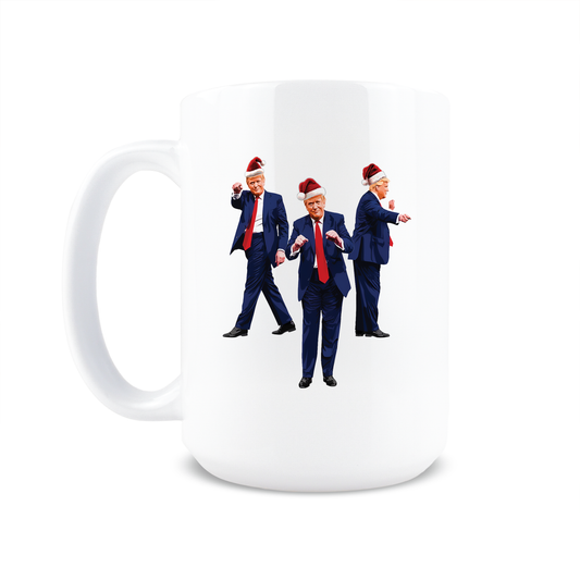 Santa Trump Dance Coffee Mug (22549E)
