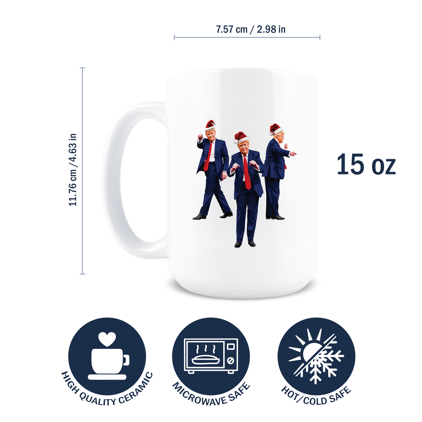 Santa Trump Dance Coffee Mug (22549E)