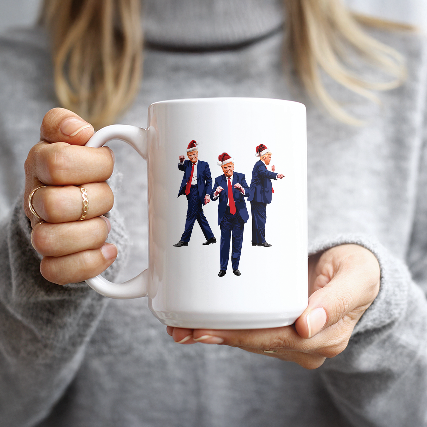 Santa Trump Dance Coffee Mug (22549E)