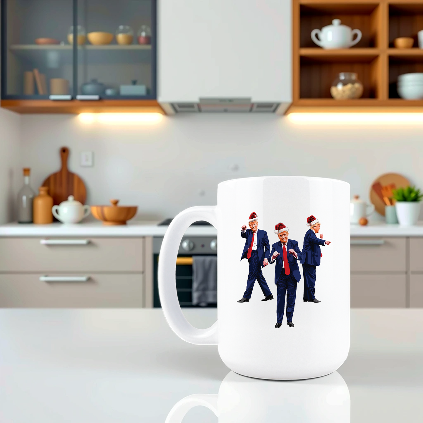 Santa Trump Dance Coffee Mug (22549E)