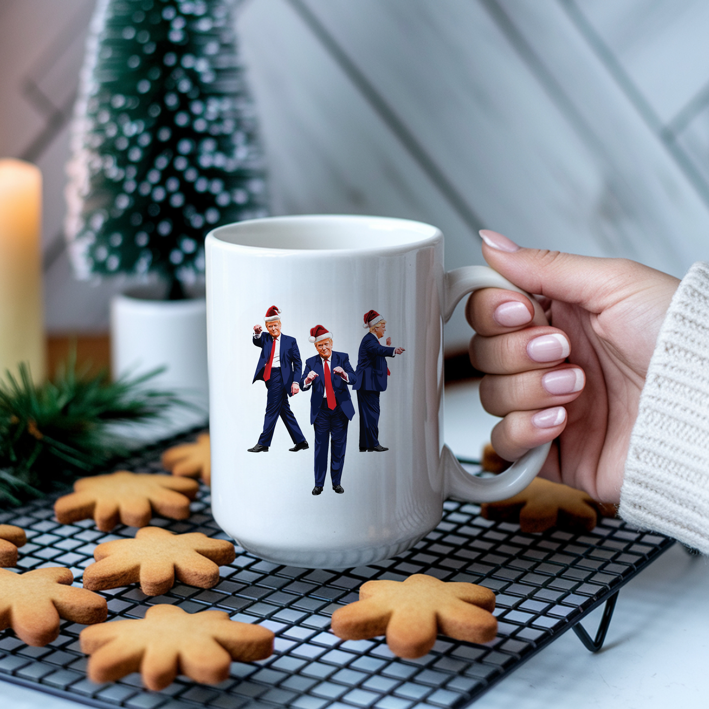 Santa Trump Dance Coffee Mug (22549E)