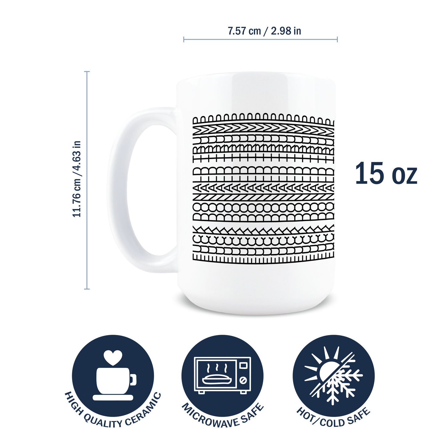 Black FDT Hidden Message Coffee Mug