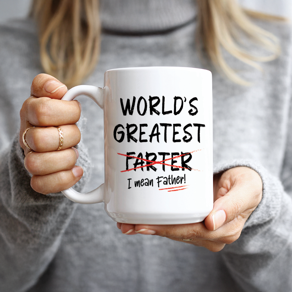 15oz Coffee Mug for Dad - World's Greatest Farter