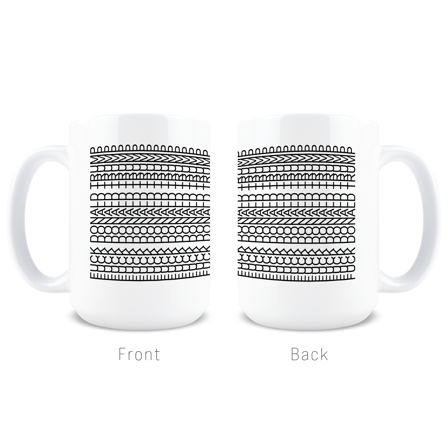 Black FDT Hidden Message Coffee Mug