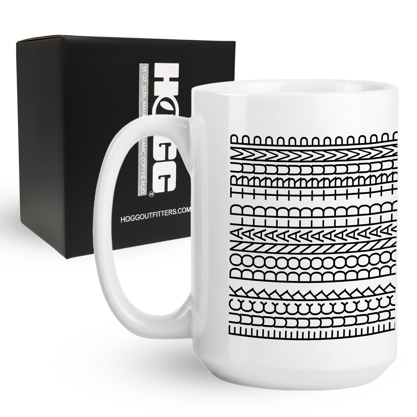 Black FDT Hidden Message Coffee Mug