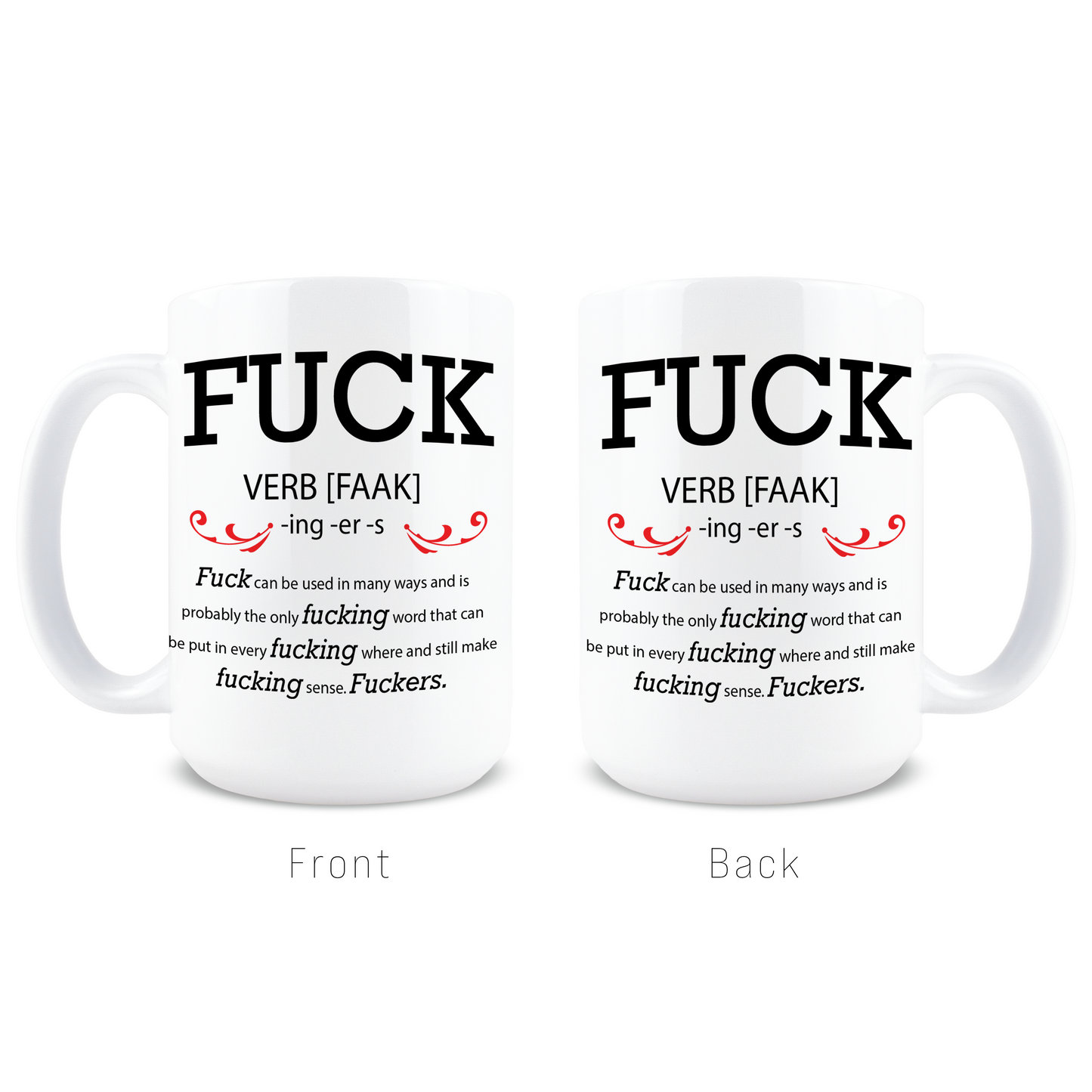 Fuck Definition Coffee Mug