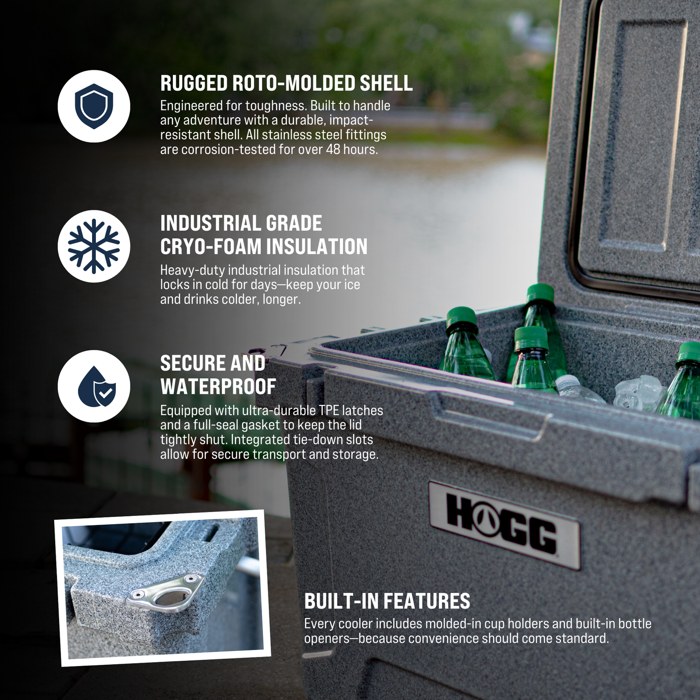 35qt Wheelie Hogg Coolers