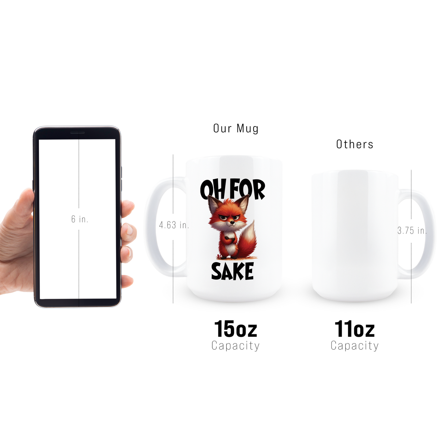 For Fox Sake Coffee Mug