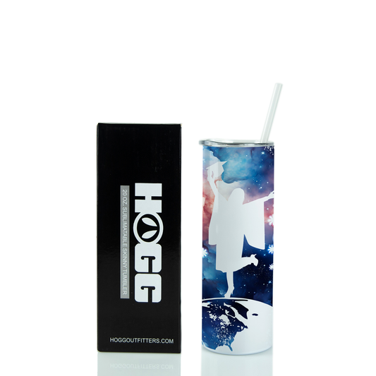 20oz Graduation Tumbler - Galaxy Star Sparkle