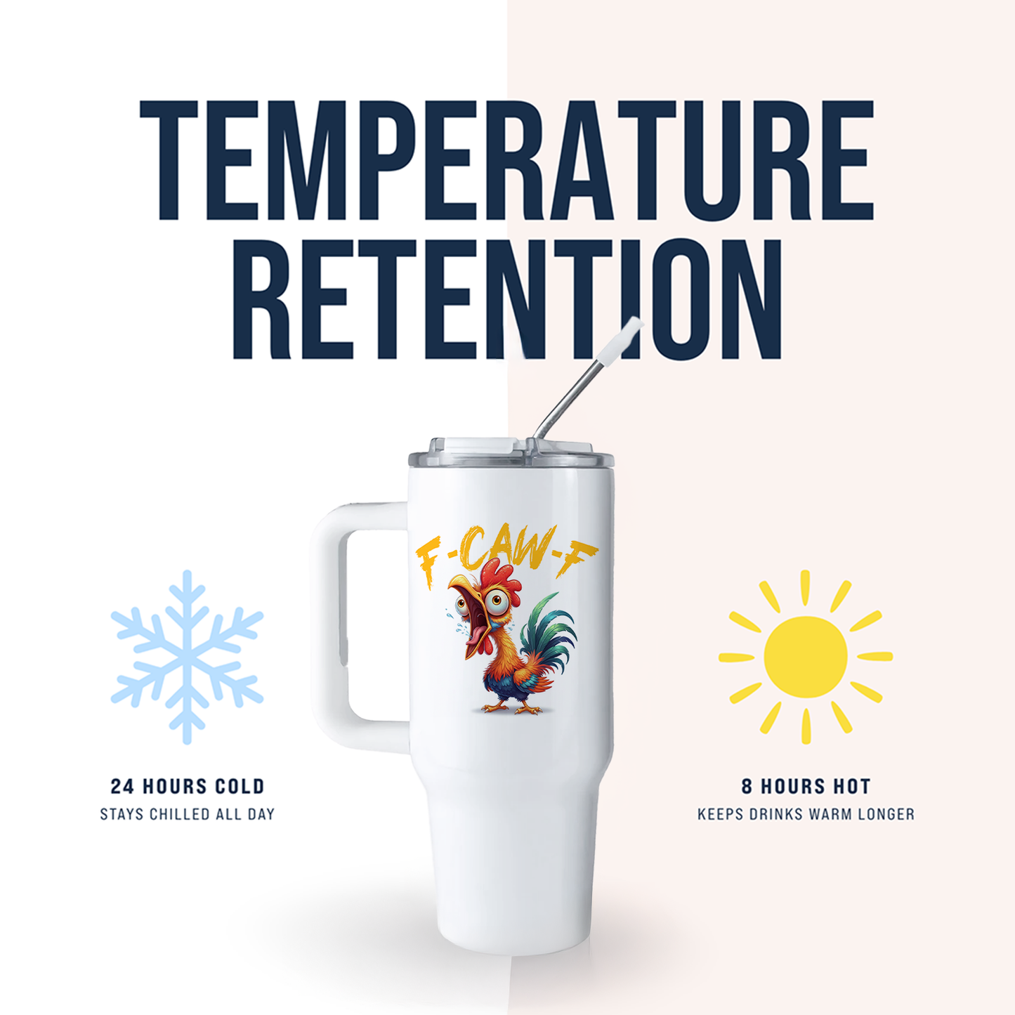 F-Caw-F 40oz Big Swig Tumbler