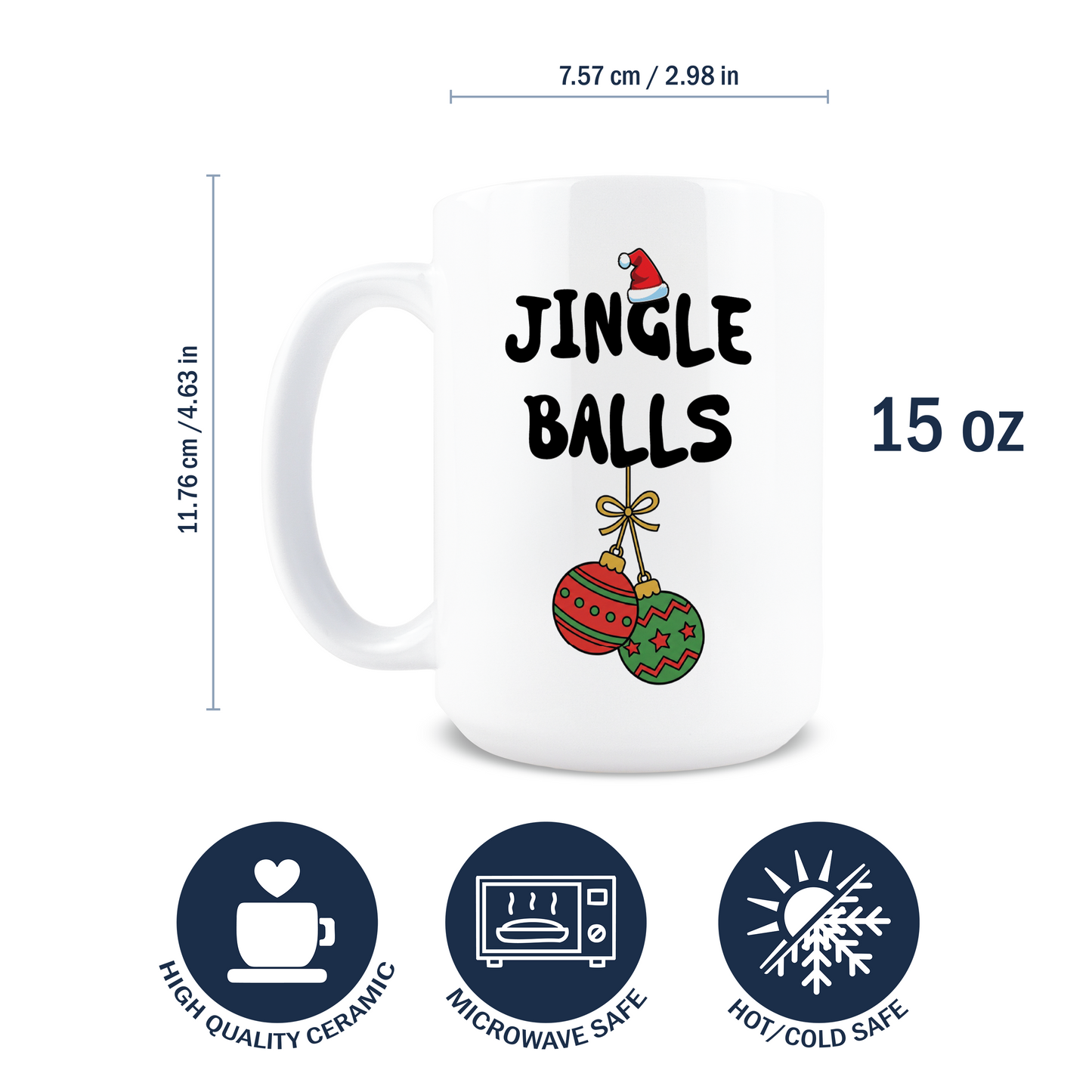 Jingle Balls Christmas Coffee Mug