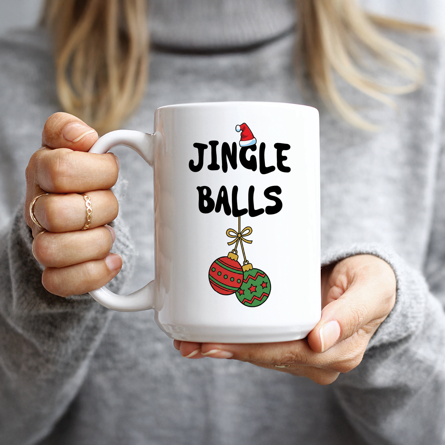 Jingle Balls Christmas Coffee Mug