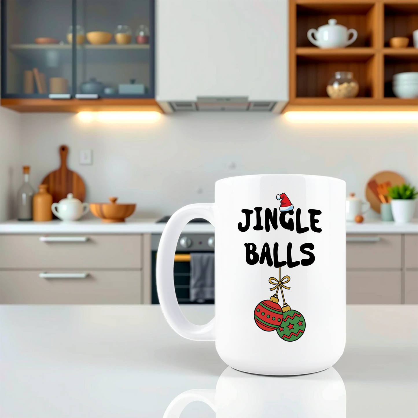 Jingle Balls Christmas Coffee Mug