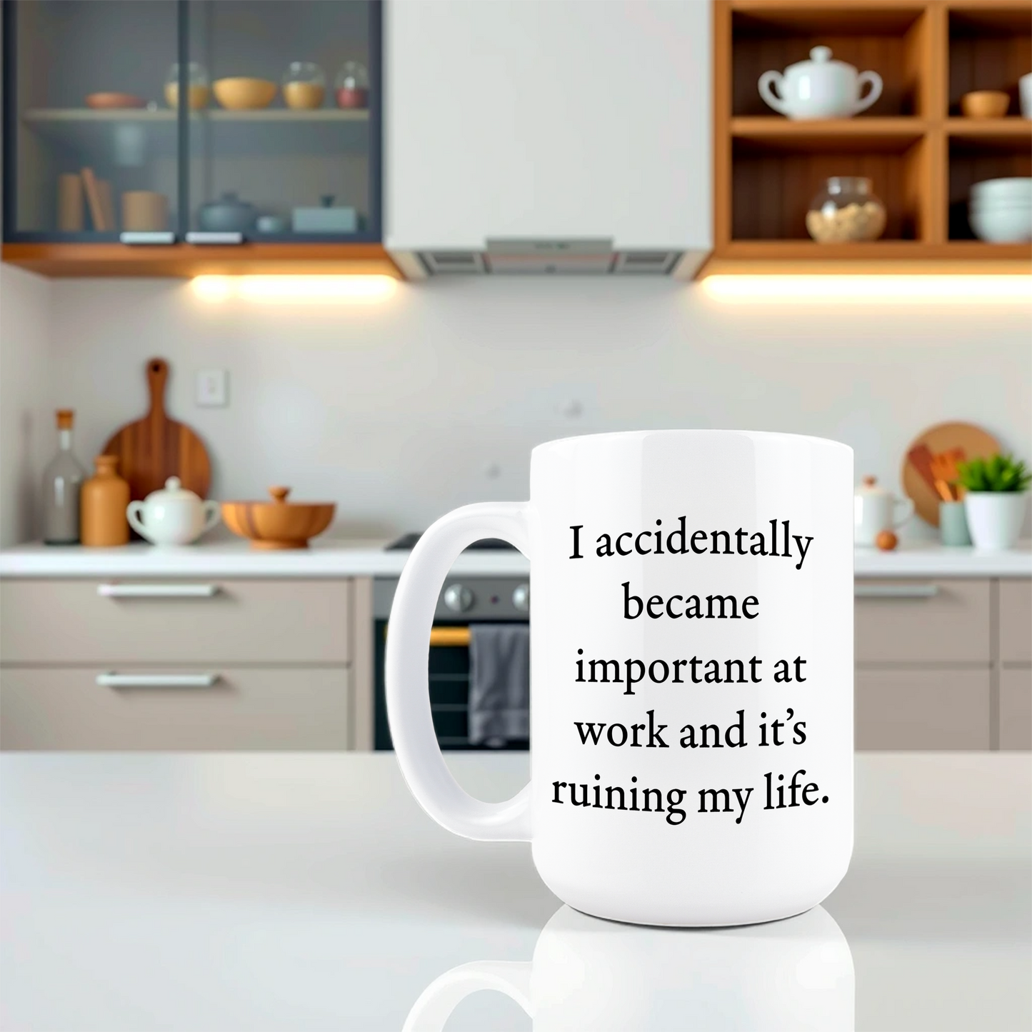 Accidentally Became Important at Work Coffee Mug (22549E)