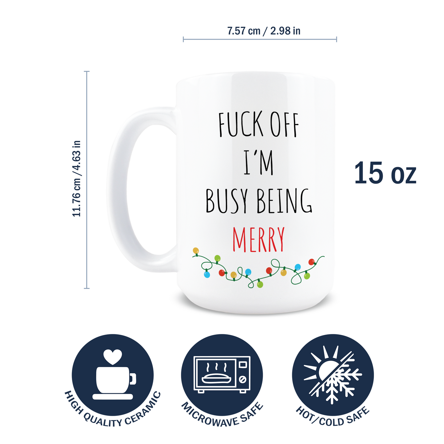 Busy Being Merry Coffee Mug