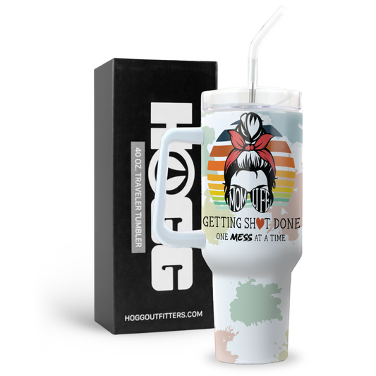 40oz Traveler Tumbler for Mom - Mom Life