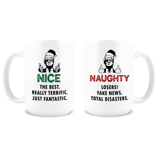 Naughty Nice List Coffee Mug (22549E)