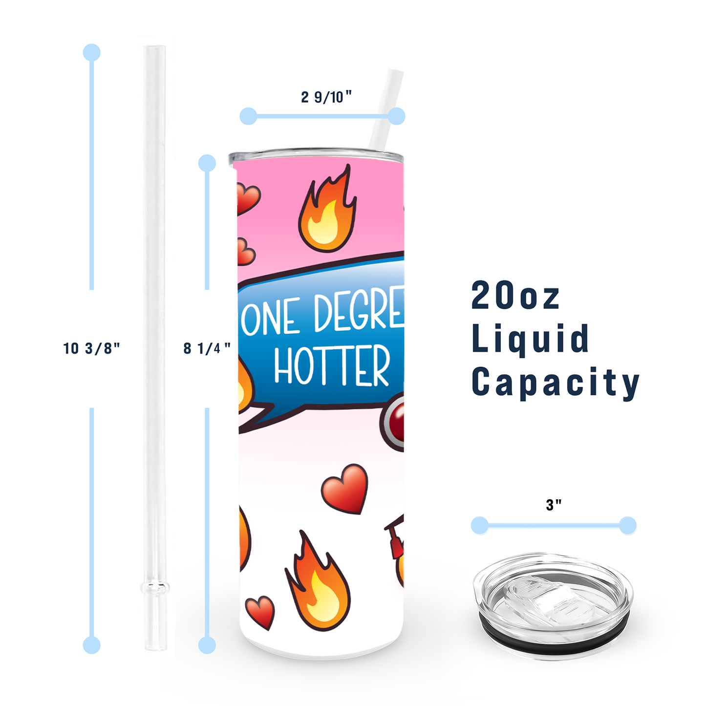20oz Graduation Tumbler - One Degree Hotter