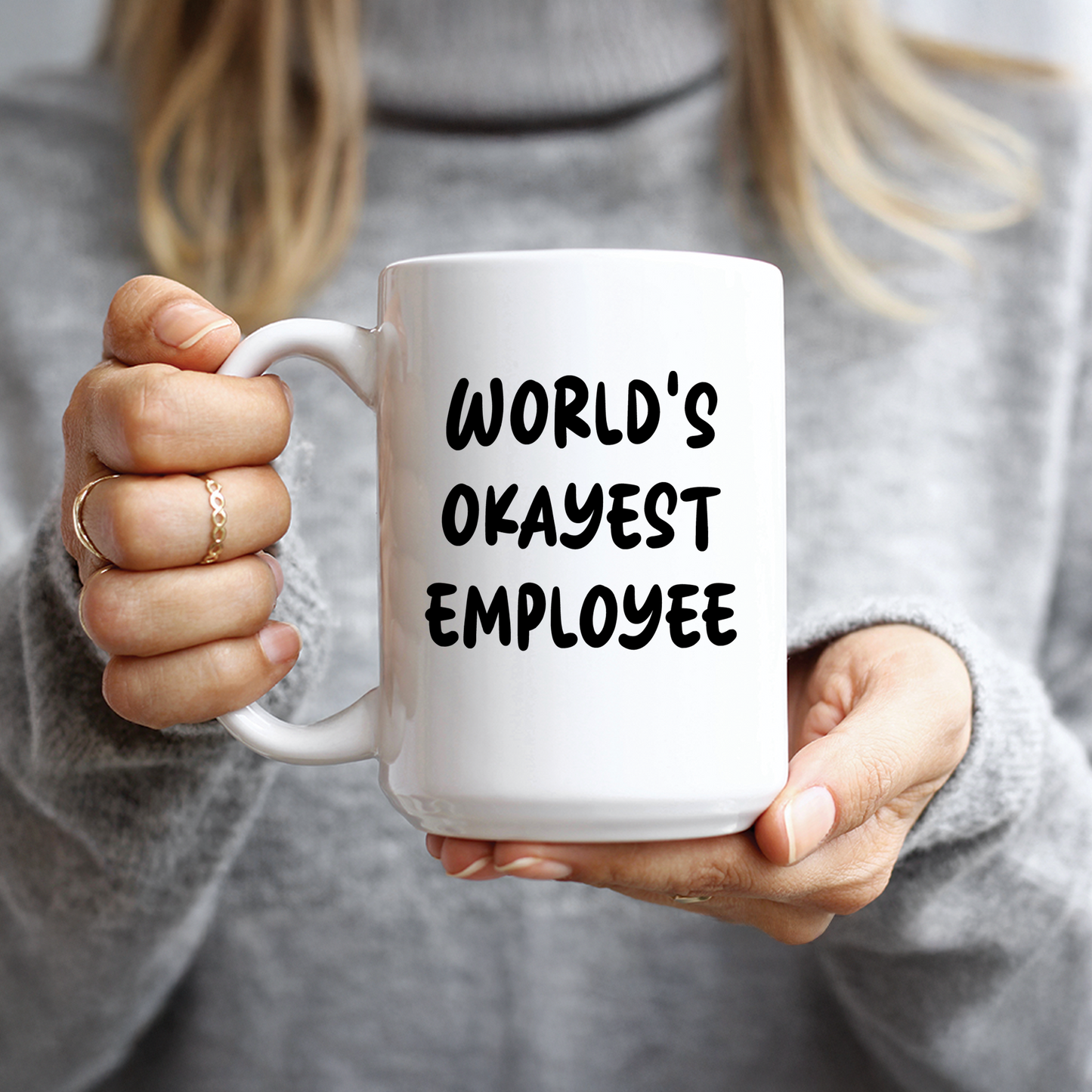 World's Okayest Employee Coffee Mug