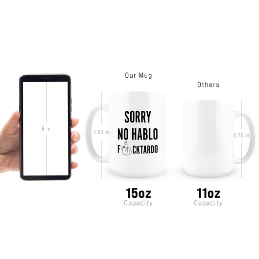 Sorry No Hablo Fuctardo Coffee Mug