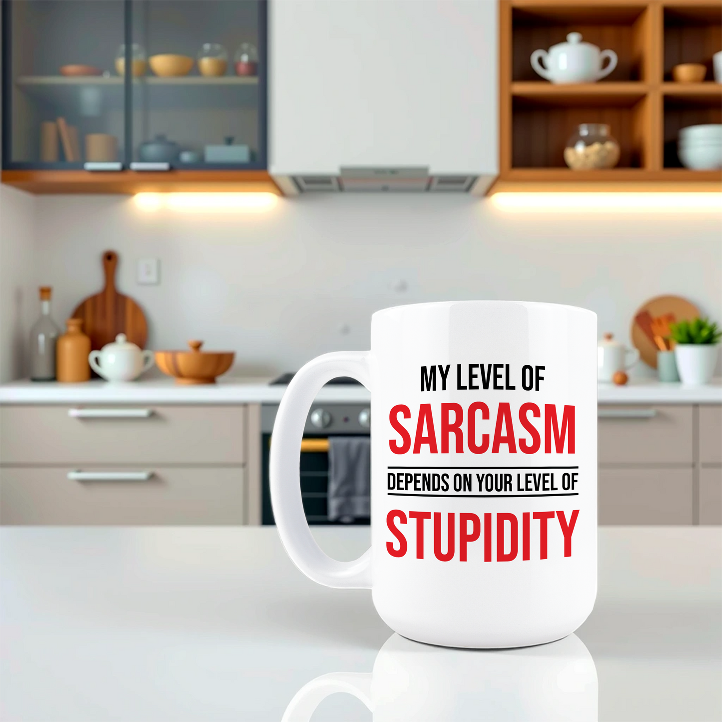 My Level of Sarcasm Coffee Mug