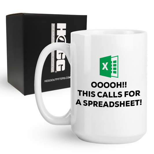 This Calls for a Spreadsheet Coffee Mug
