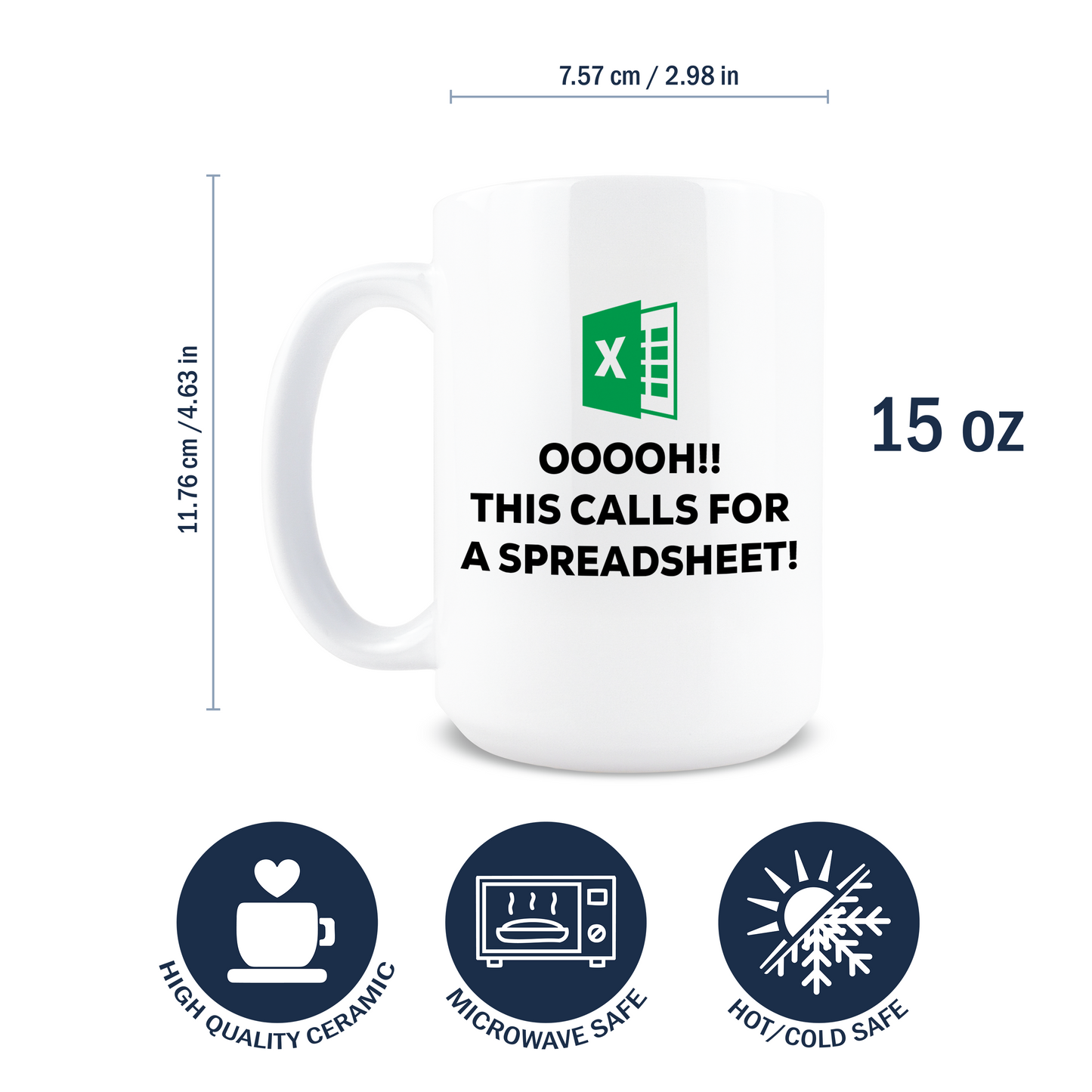 This Calls for a Spreadsheet Coffee Mug