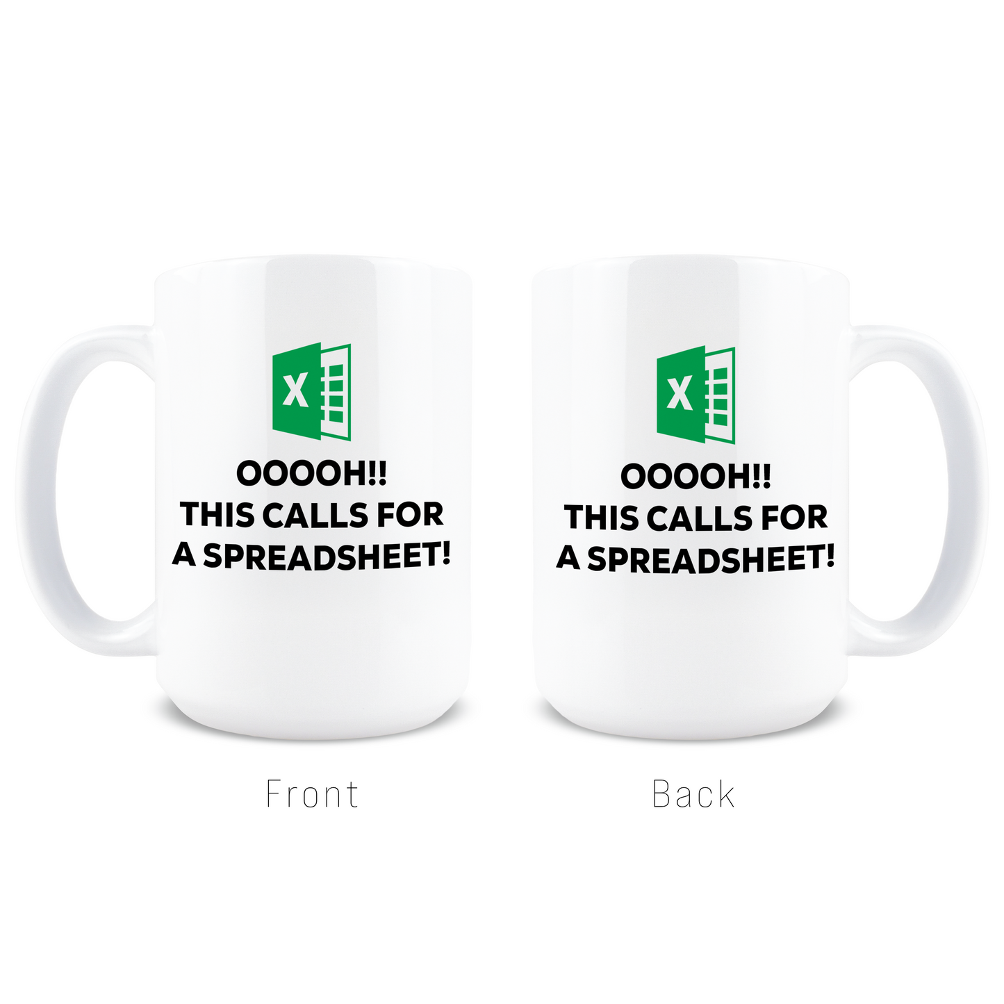 This Calls for a Spreadsheet Coffee Mug