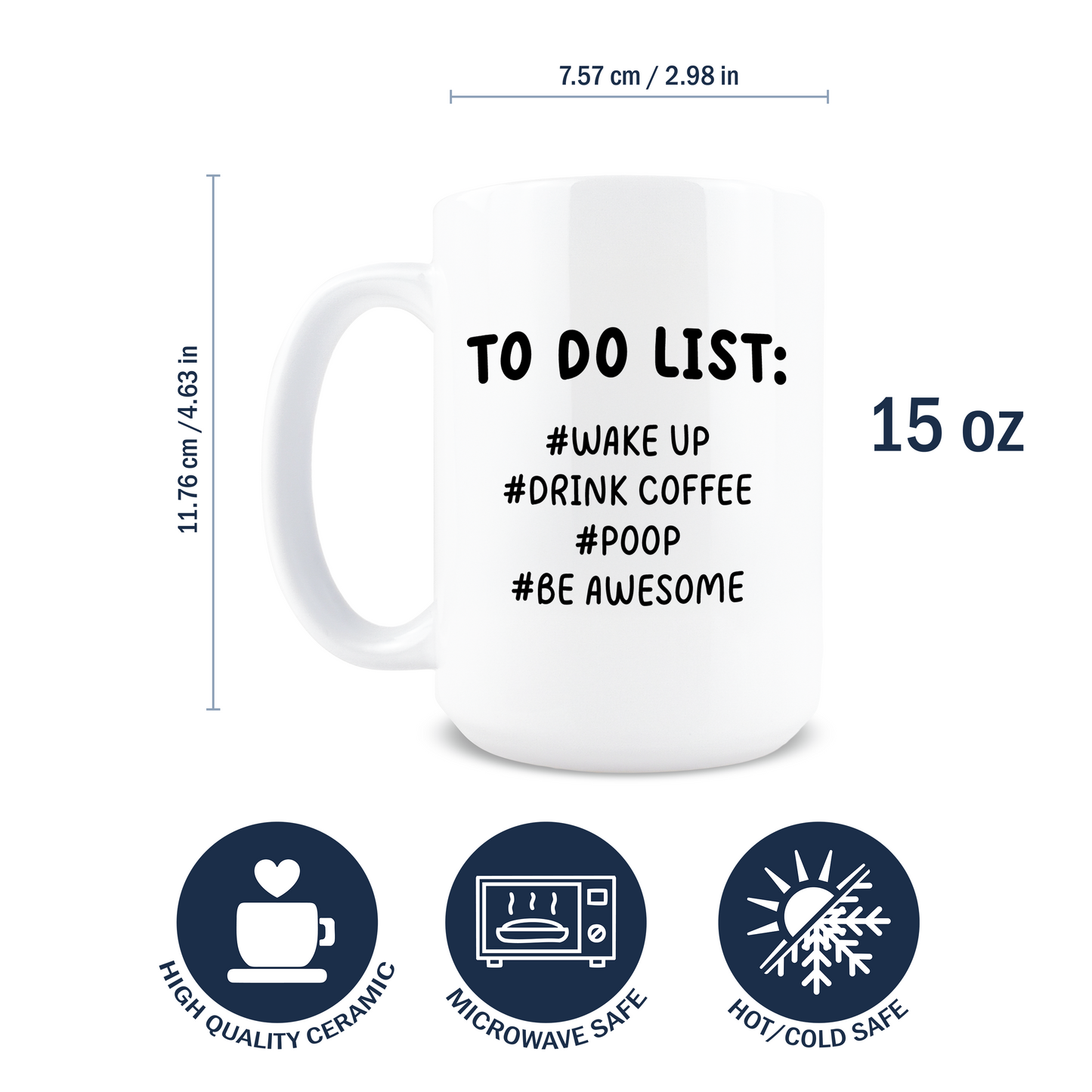 Morning To Do List Coffee Mug