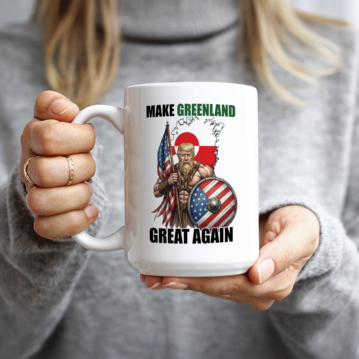 Make Great Greenland Great Again Viking Coffee Mug