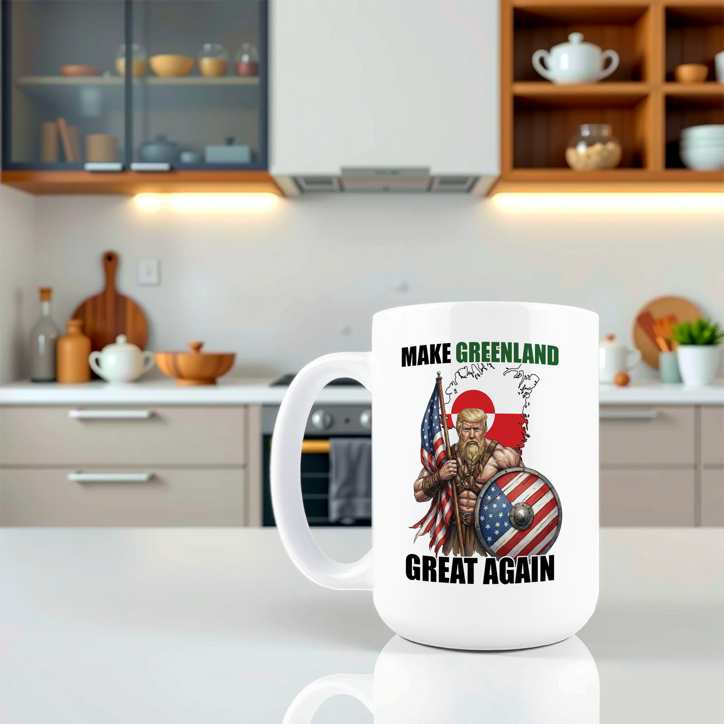 Make Great Greenland Great Again Viking Coffee Mug