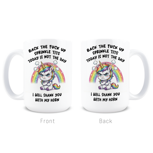 I Will Shank You With My Horn Coffee Mug