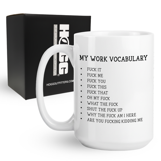 My Work Vocabulary Coffee Mug