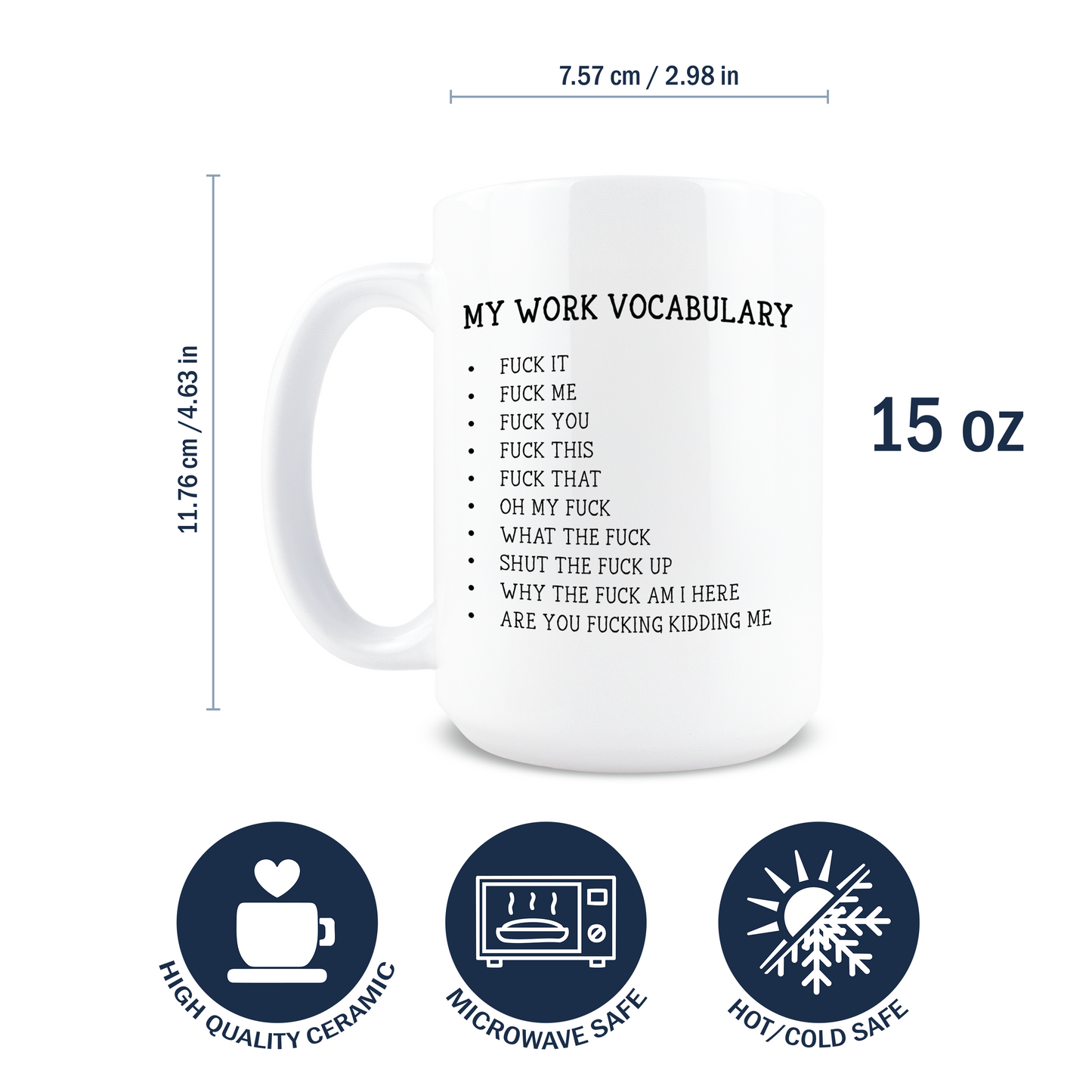 My Work Vocabulary Coffee Mug