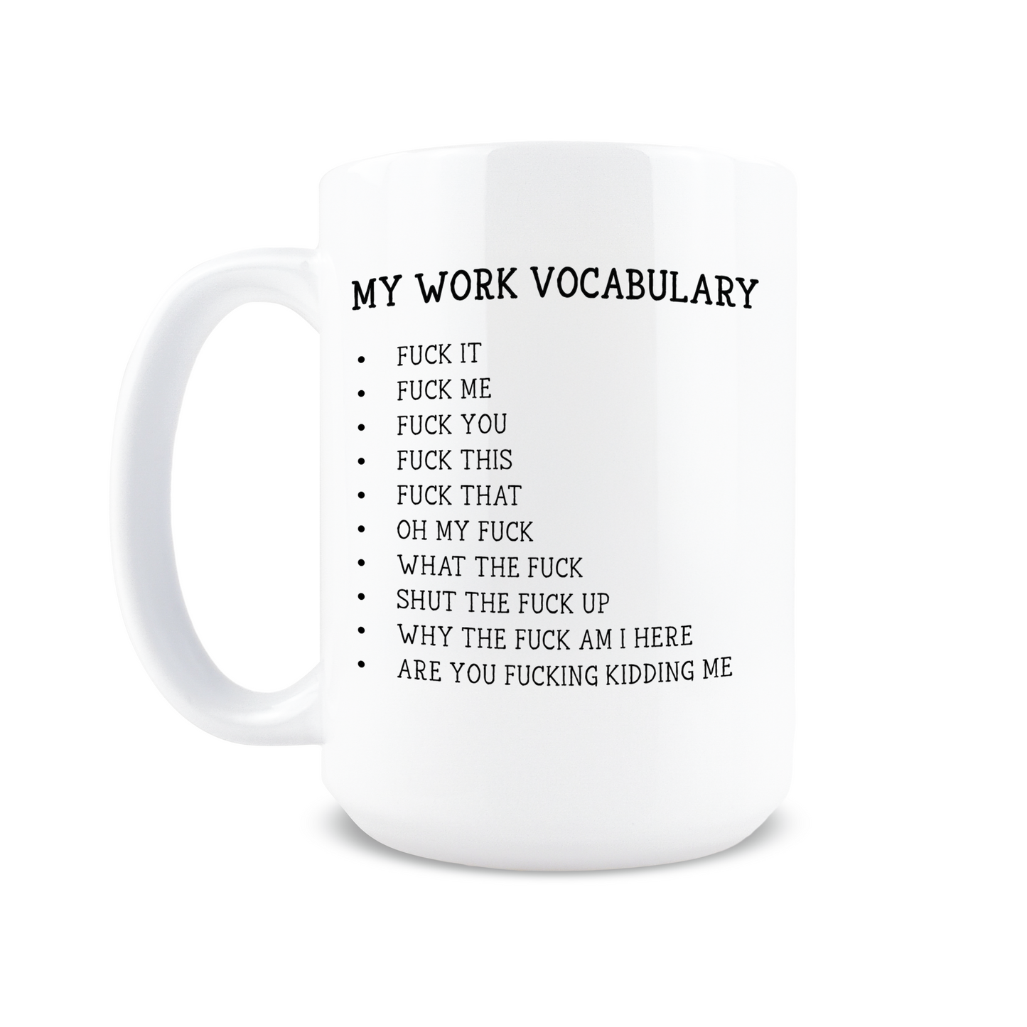 My Work Vocabulary Coffee Mug