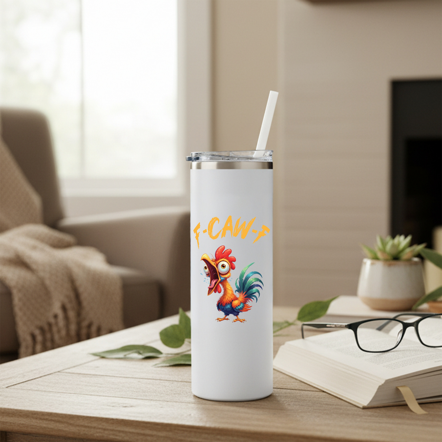 F-Caw-F 20oz Skinny Tumbler
