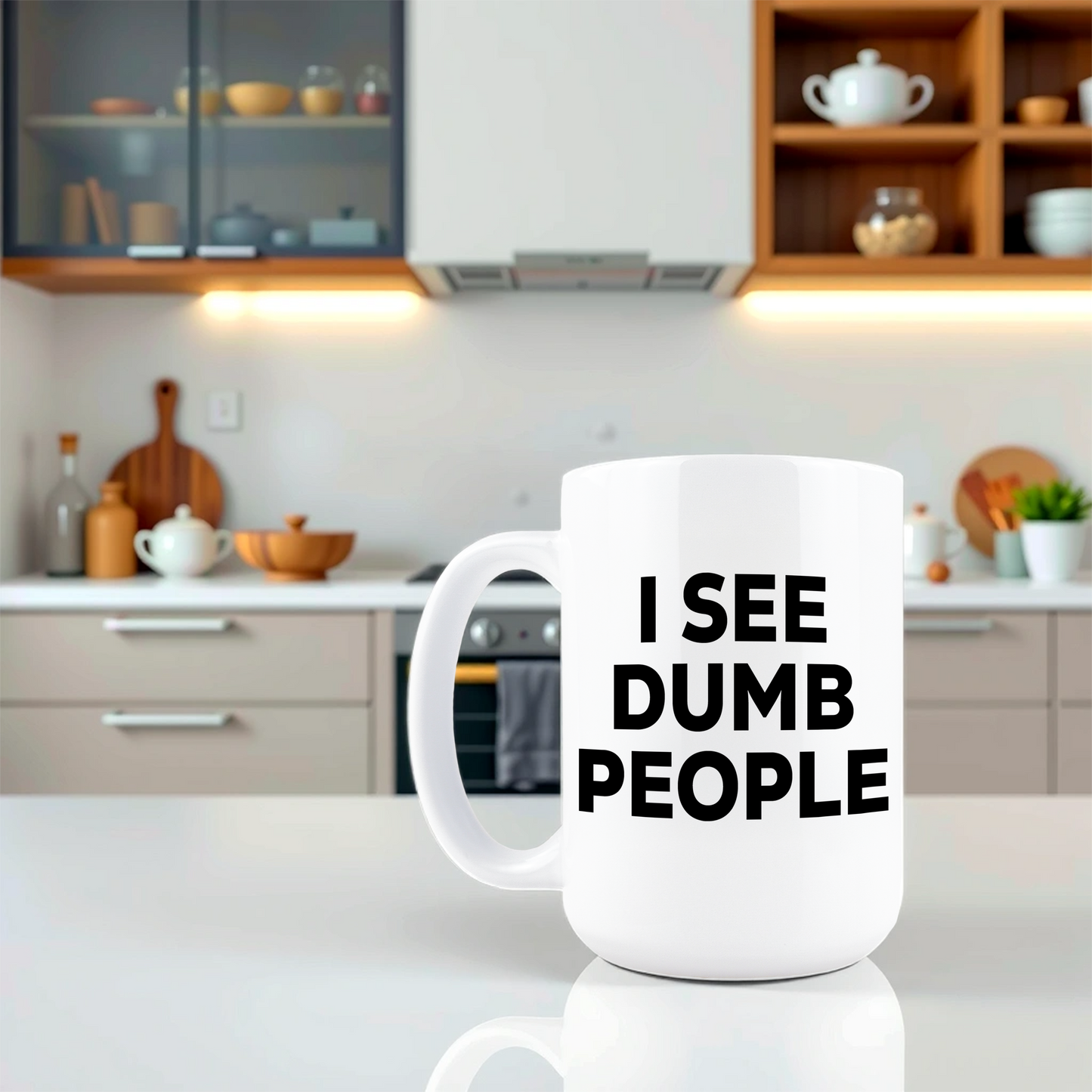 I See Dumb People Coffee Mug