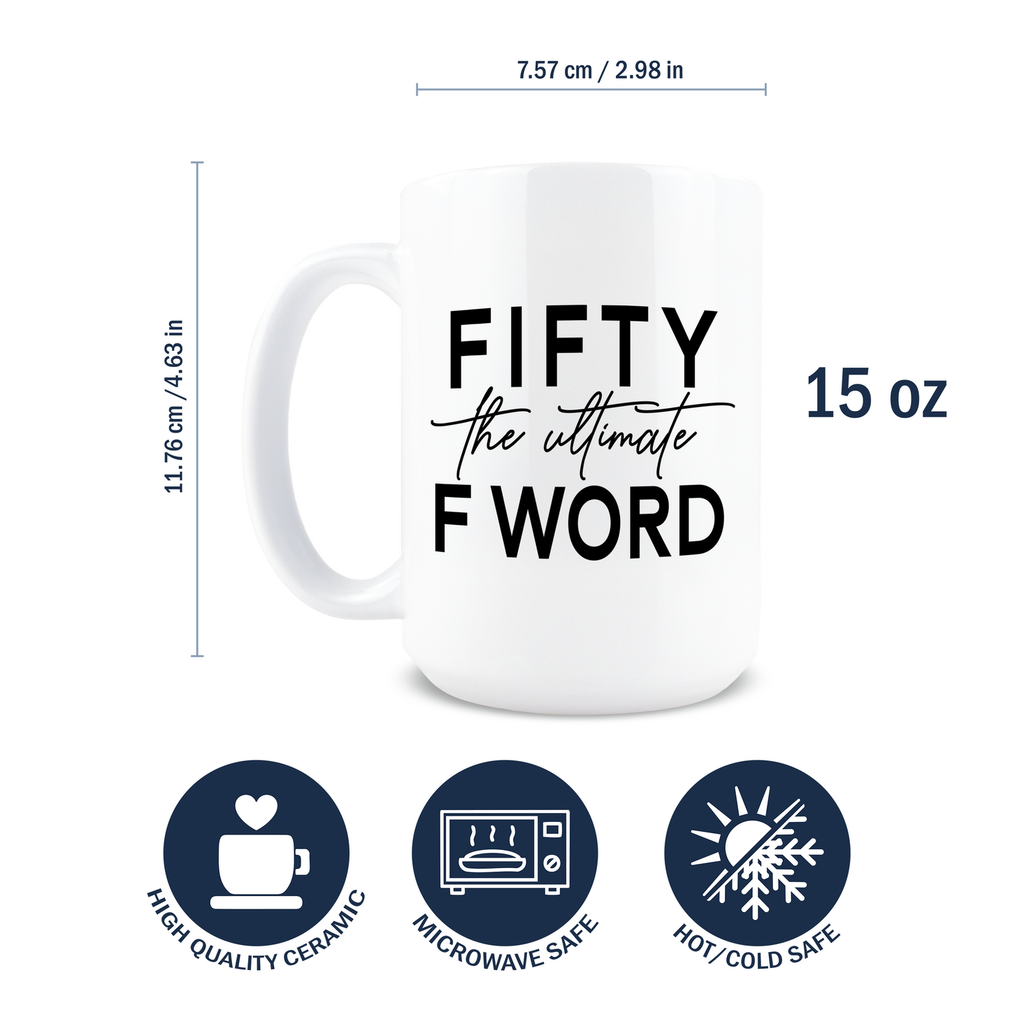 15oz Coffee Mug for Birthdays - F Word